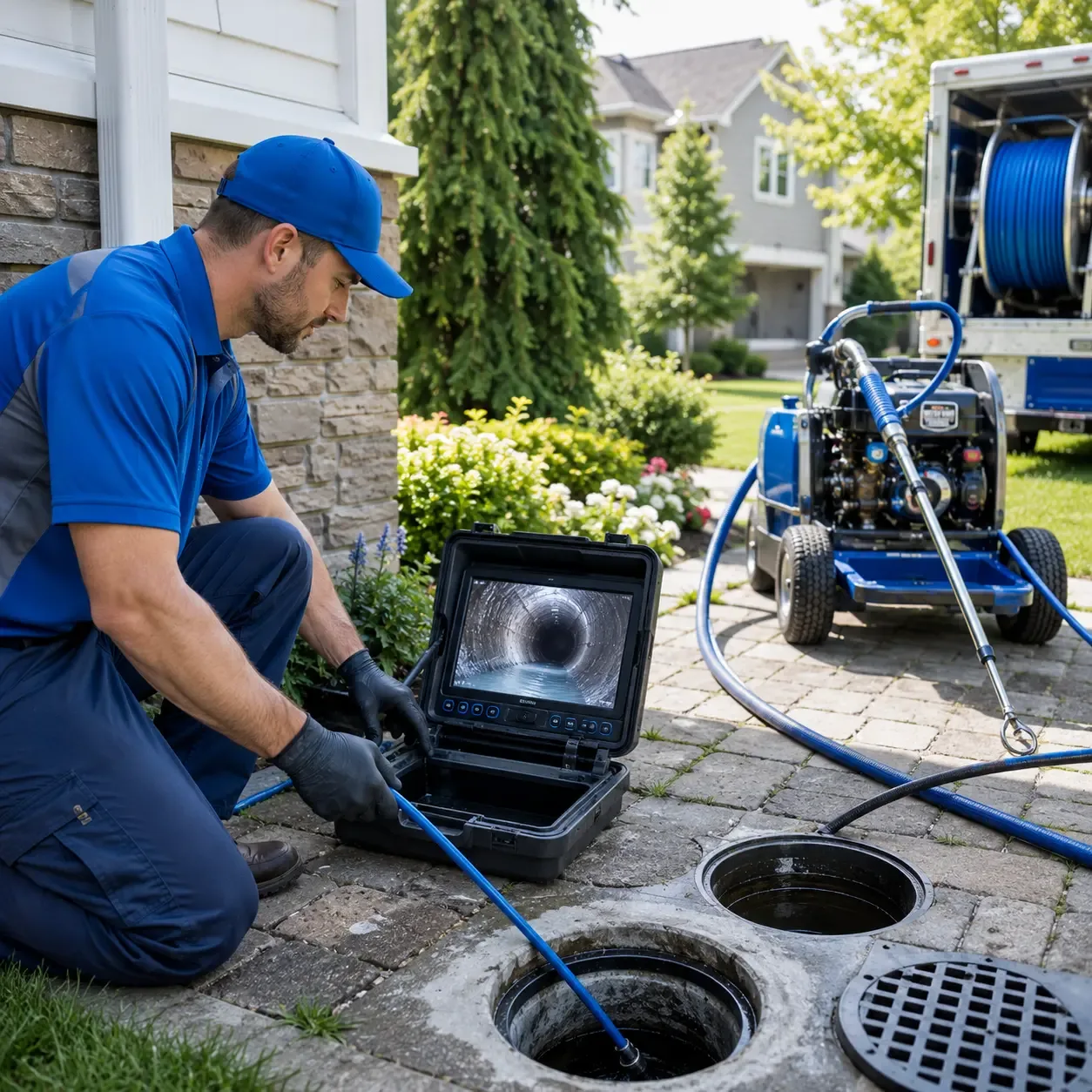 Outdoor drain cleaning professionals serving Camanche, IA
